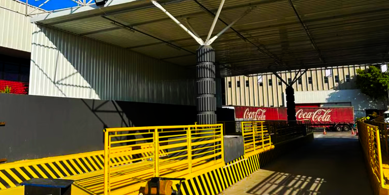 Obra de pintura industrial executada pela Angelo Pinturas