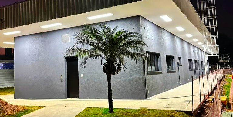 Obra de pintura industrial executada pela Angelo Pinturas